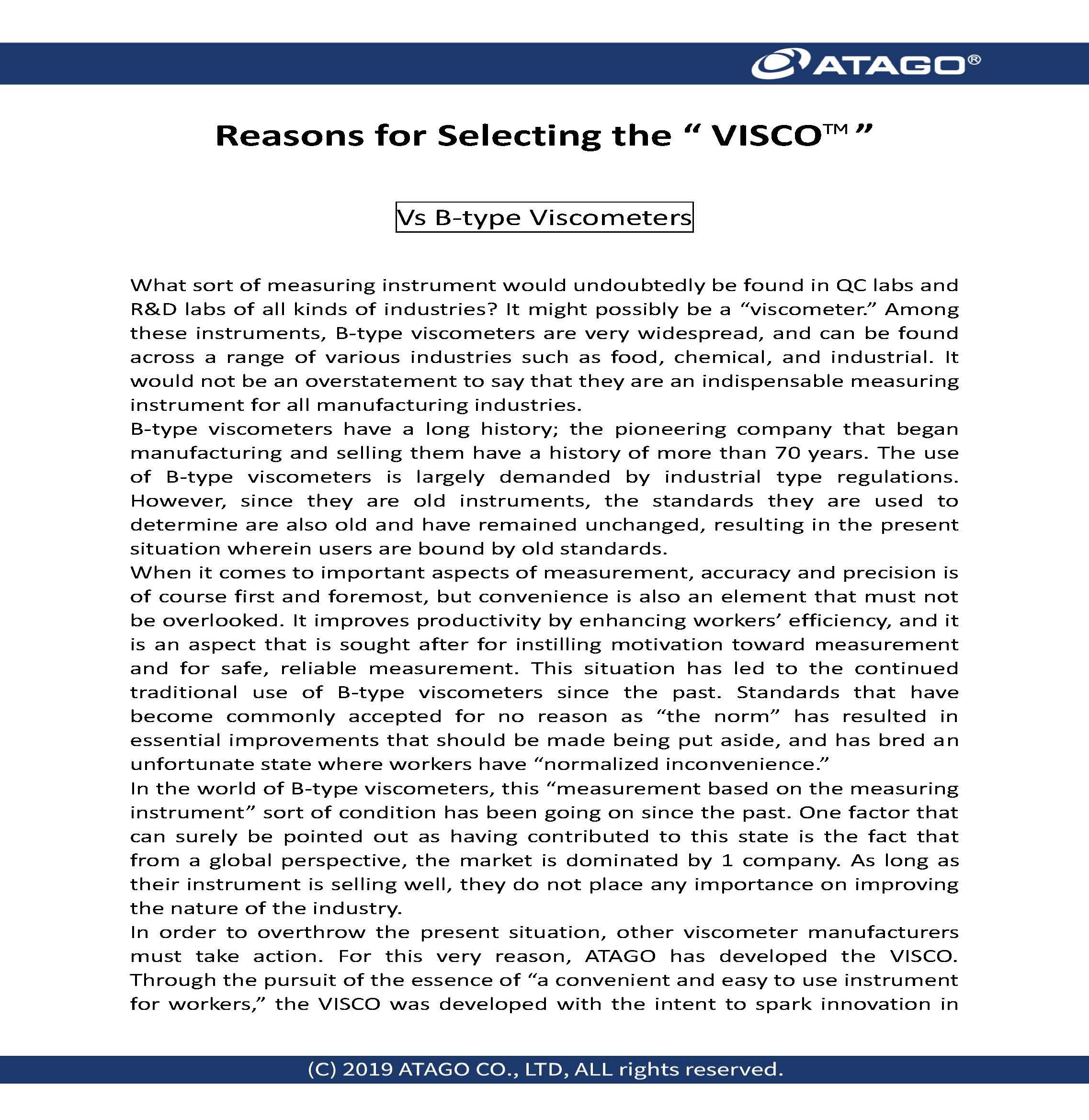 Atago Digital VISCO™